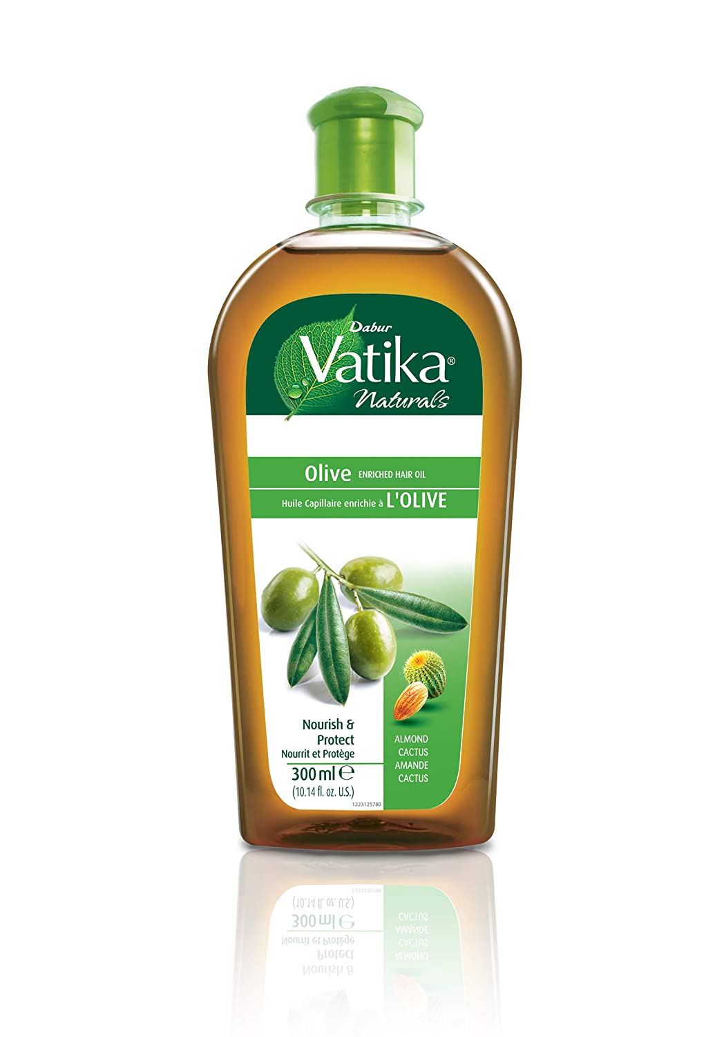 DABUR VATIKA OLIVE ENRICHED HAIR OIL 12X 300 ML