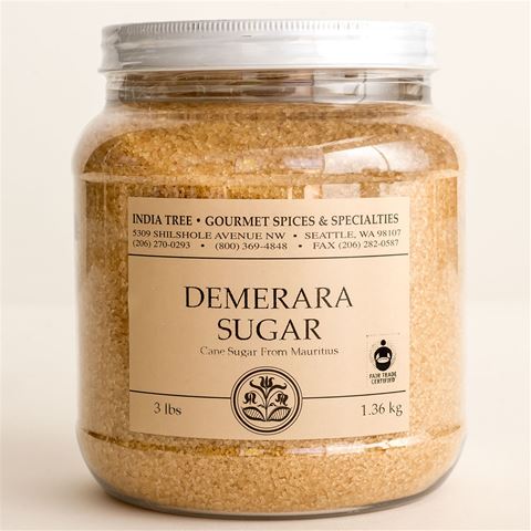 DEMERARA GOLD ORGANIC SUGAR 8X 3 LB