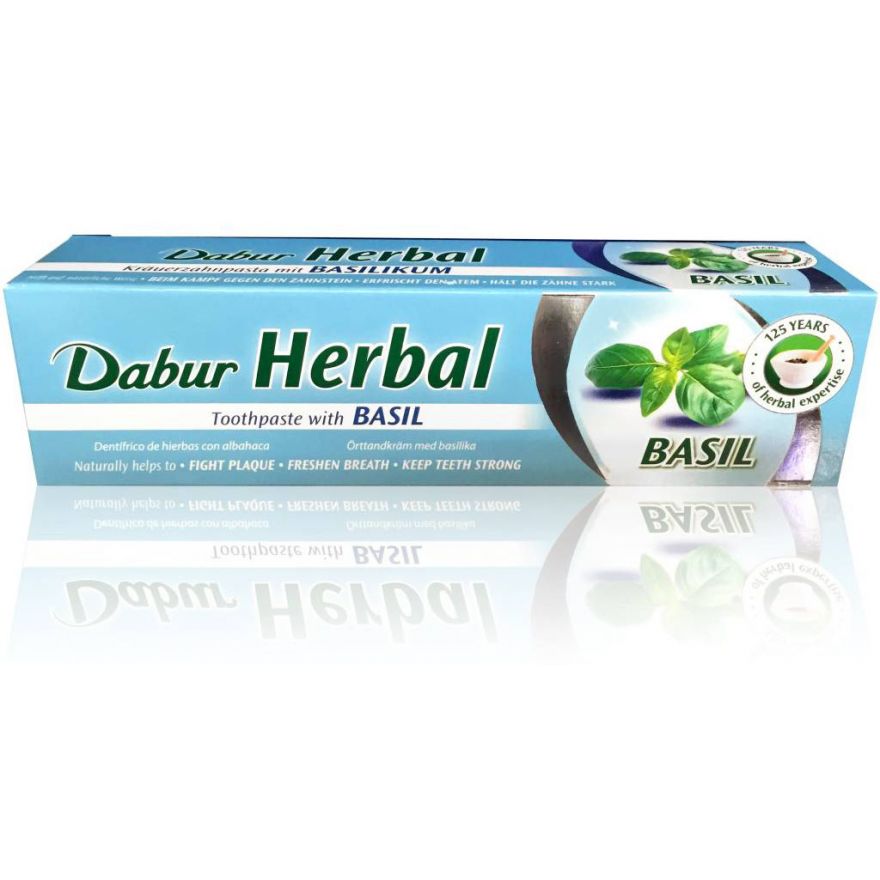 DABUR HERBAL TOOTHPASTE BASIL 36 x 154GM