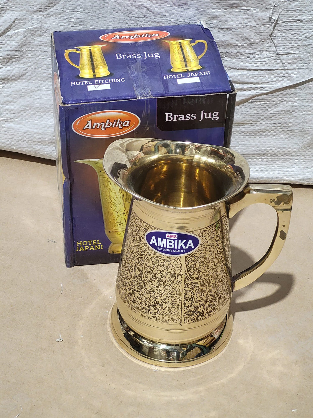 BRASS JUG 6PC