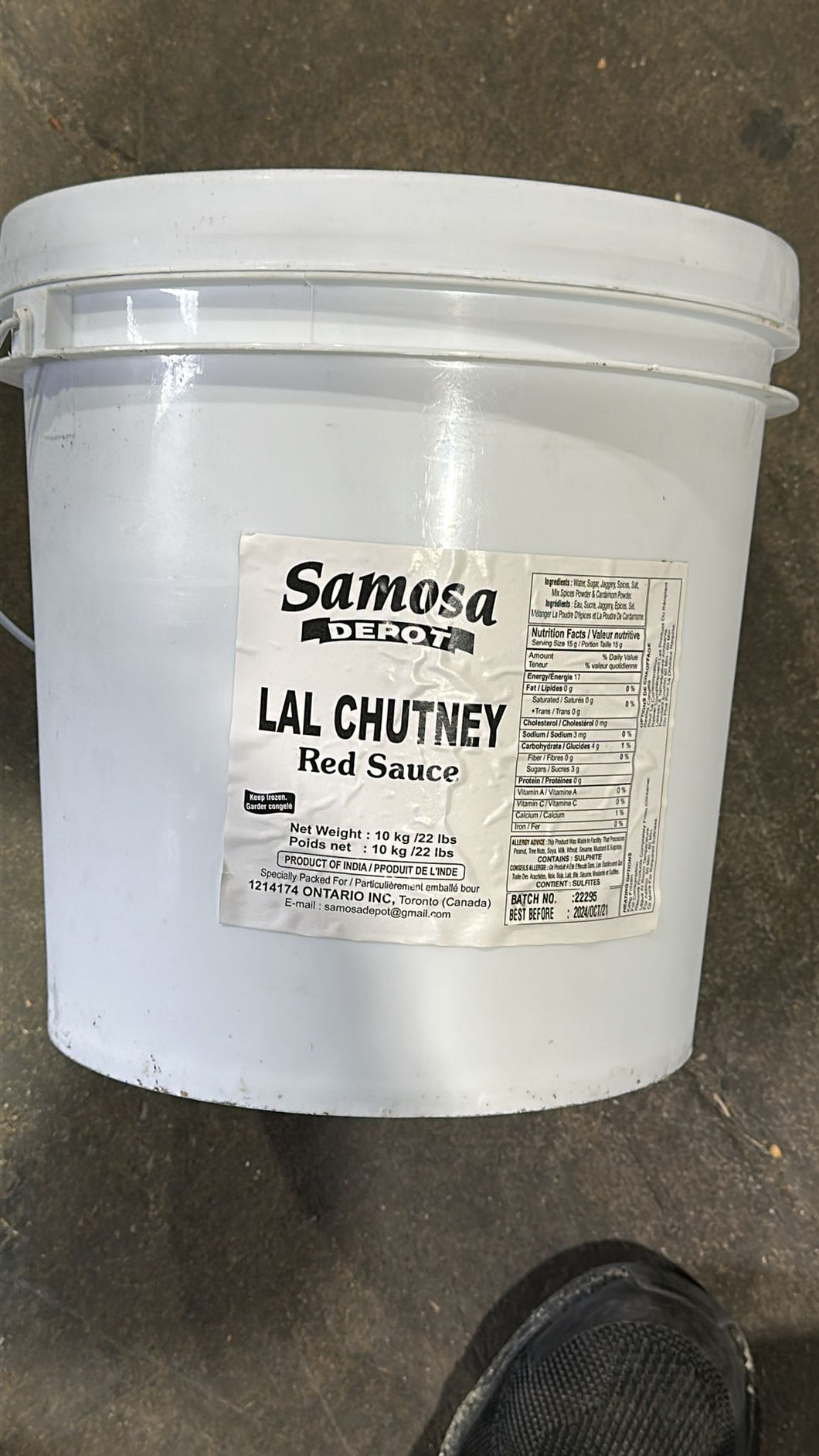 SWEET CHUTNEY 10 KG