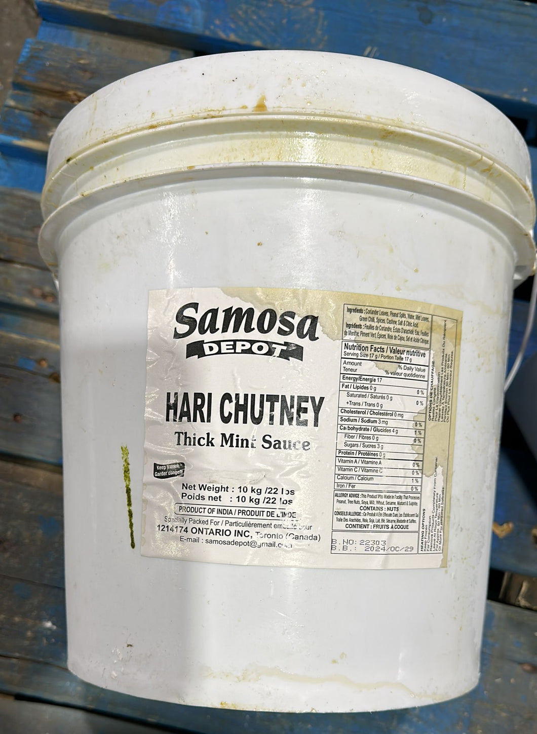 MINT CHUTNEY 10 KG