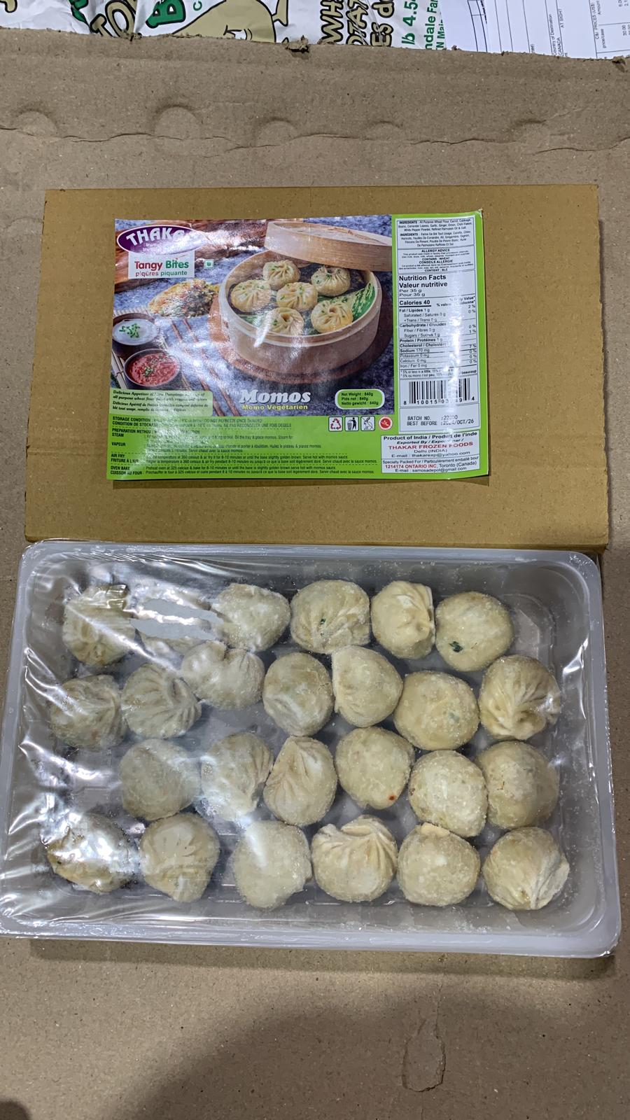 FROZEN FROZEN VEGETABLE MOMOS 6 X 840 GM