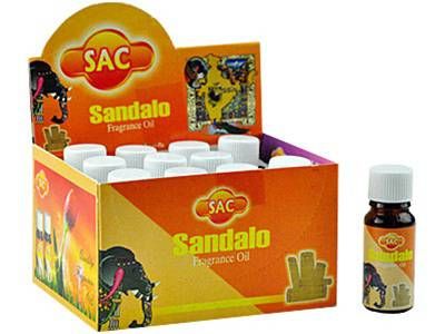 SAC SANDALO FRAGRANCE OIL 12X 10ML