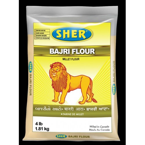 SHER (BRAR) BAJRI FLOUR 10 X 4 LBS