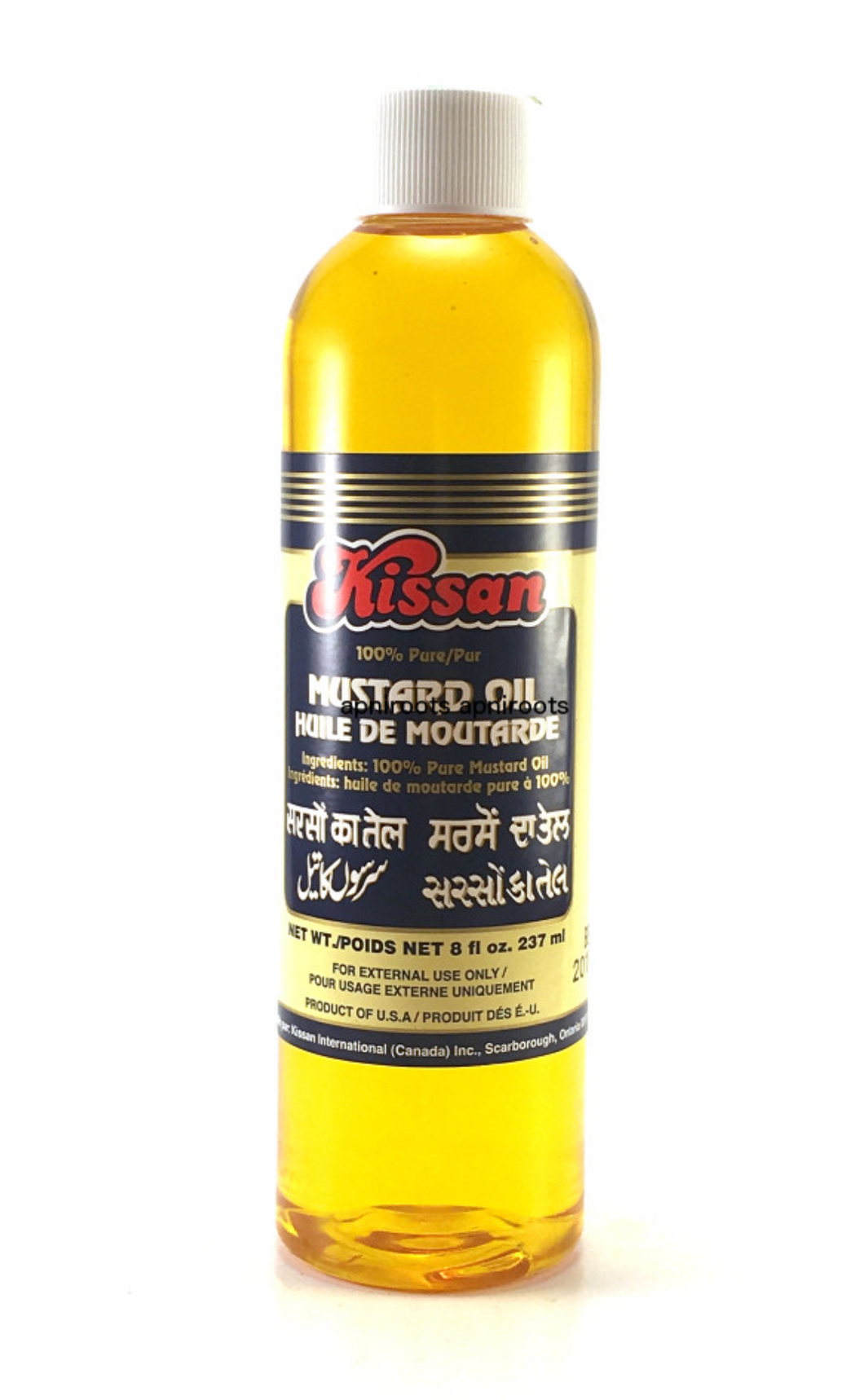 KISSAN MUSTARD OIL 24 X 8 OZ (237 ML)