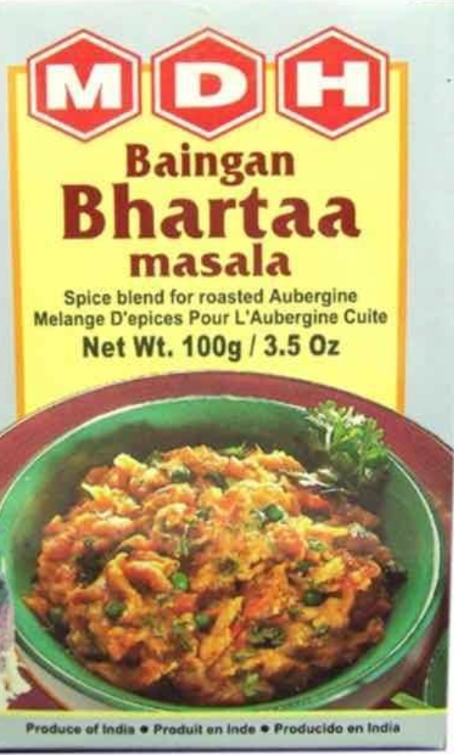 MDH BAINGAN BHARTHA MASALA 30X100 GM