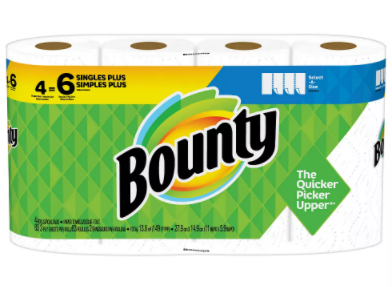 BOUNTY SELECT A SIZE PAPER TOWEL 6X4