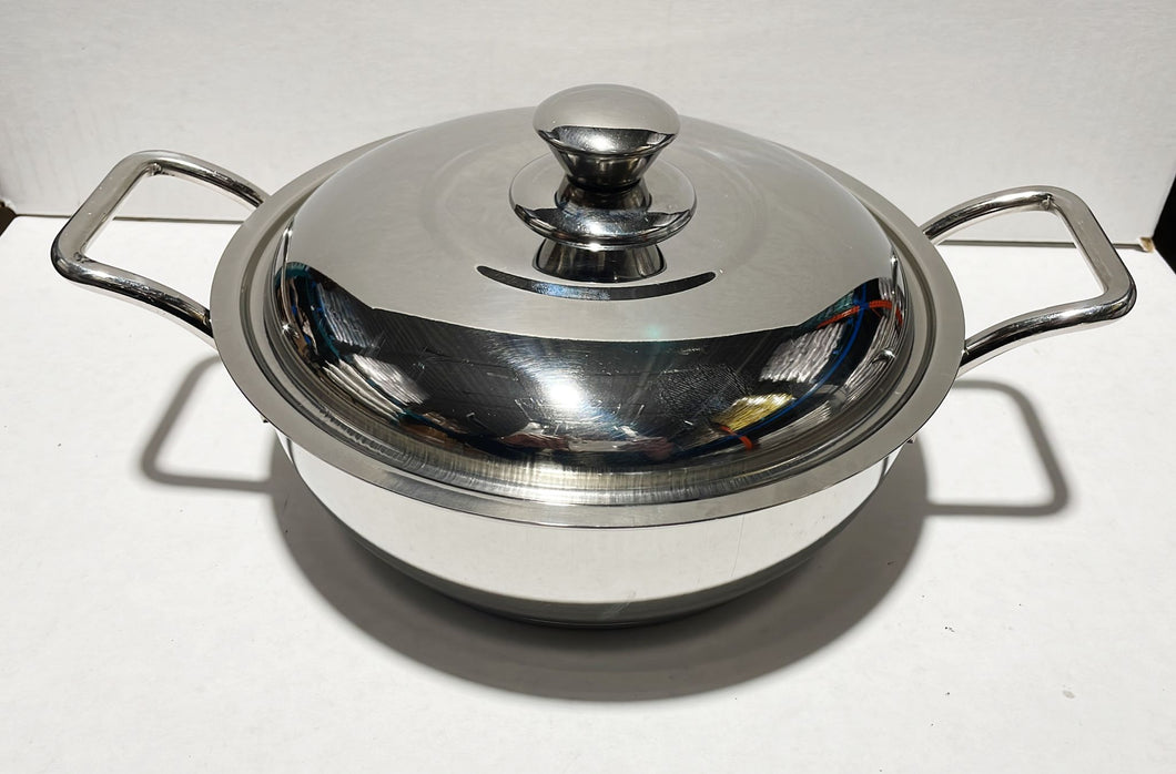 STEEL INDUCTION BASE KARAHI&LID 12