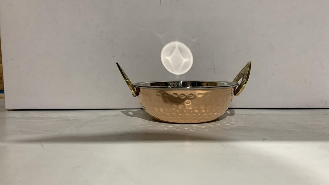 COPPER STEEL KARAHI SMALL 6PCS