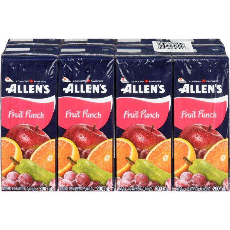 ALLEN'S Fruit Punch 4 X 8 X 200 ML (8.40CJR)