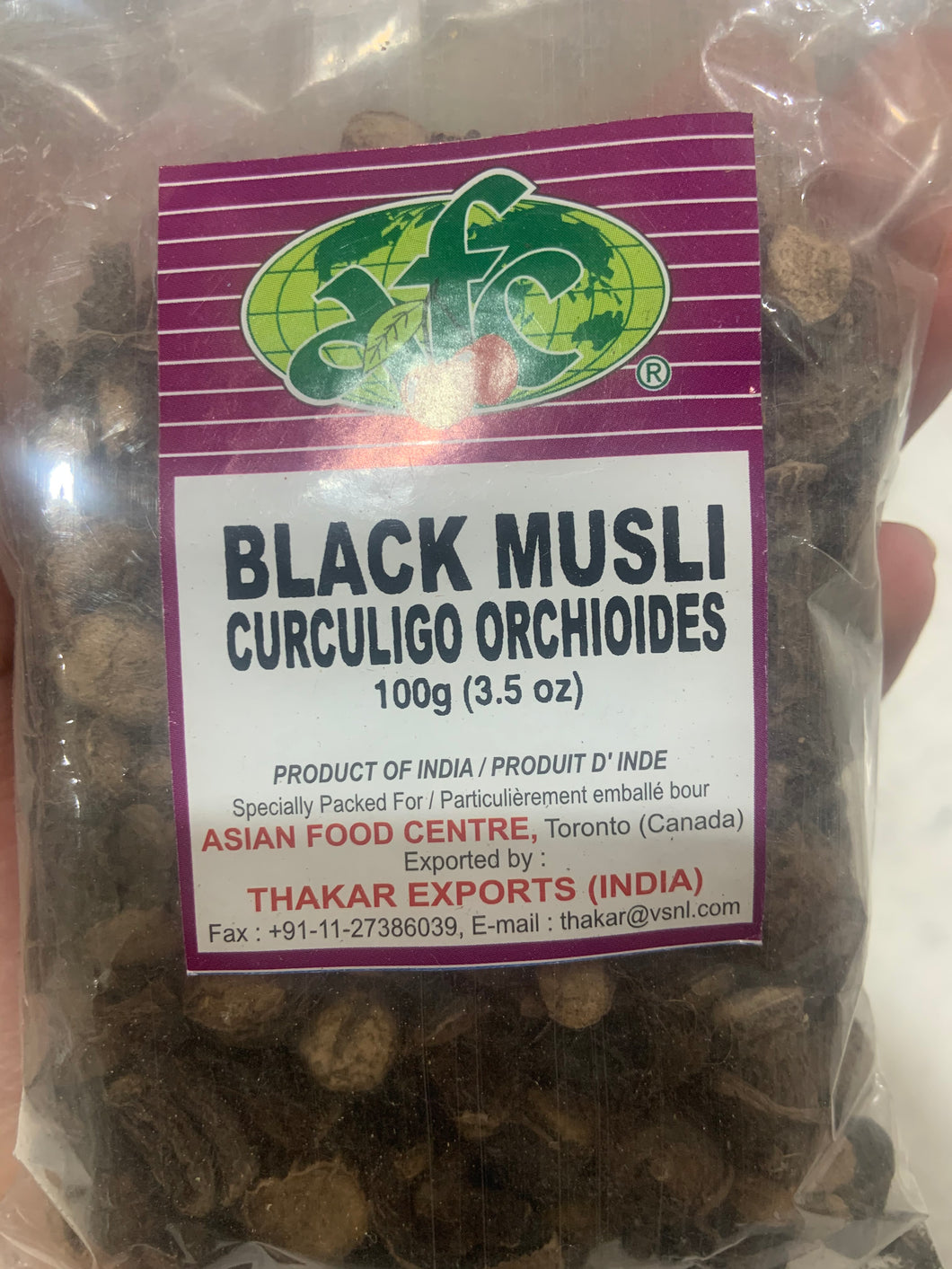 MUSLI BLACK 40 X 100 G