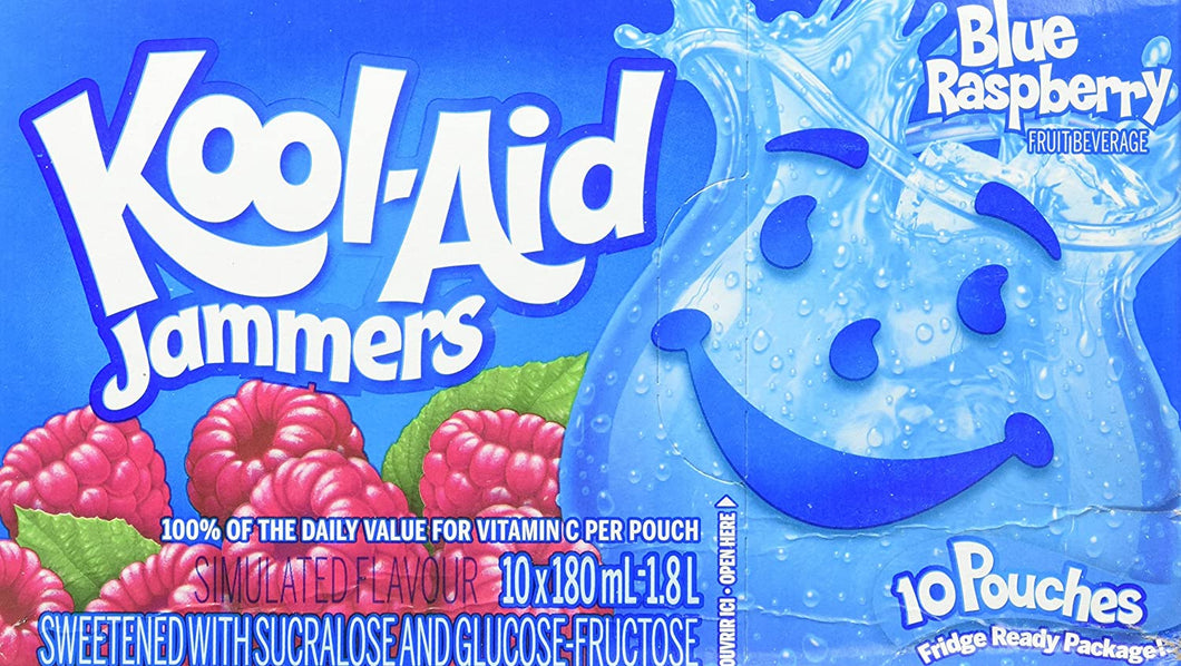 KOOL-AID BLUE RASPBERRY JAMMERS 40 X 180 ML