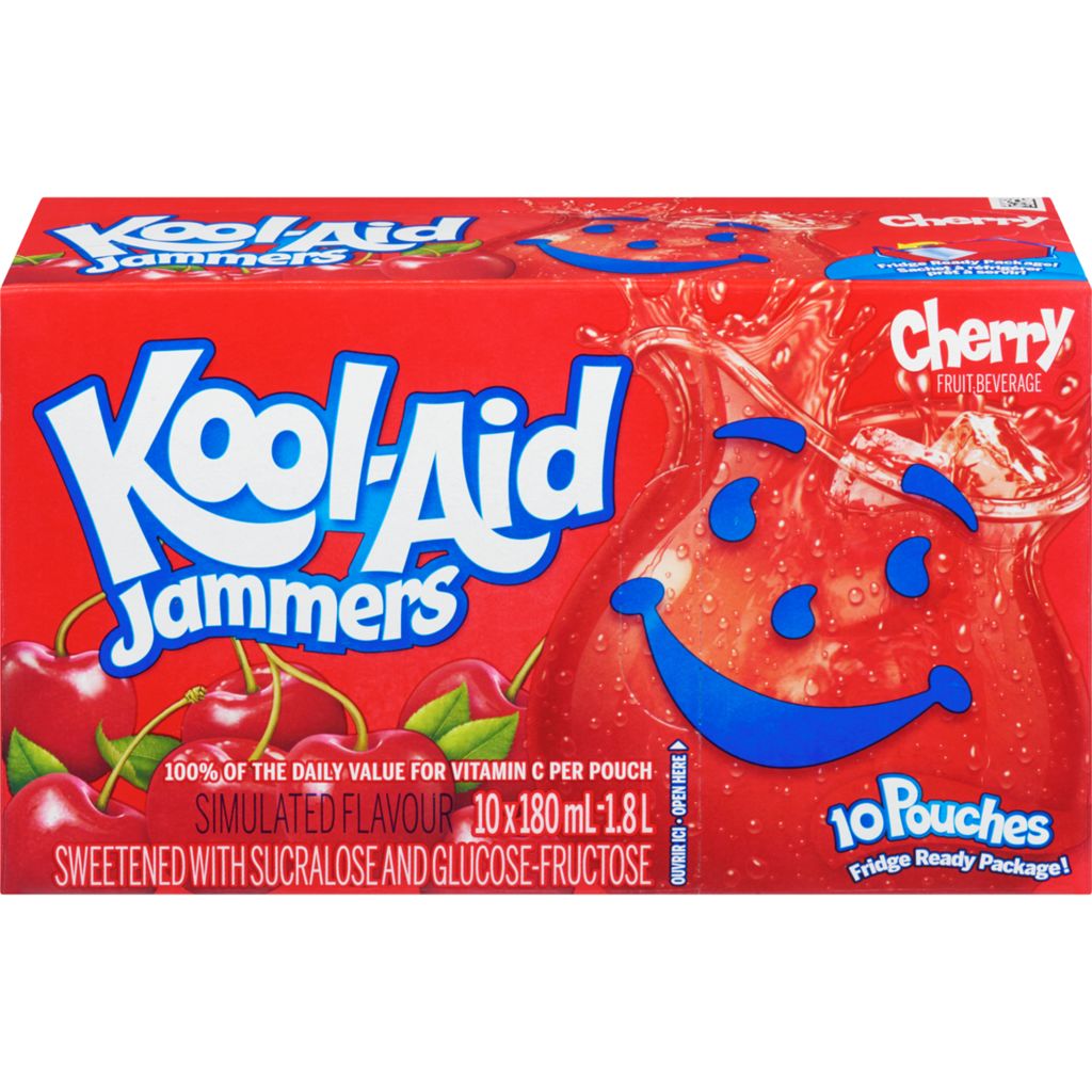 KOOL-AID CHERRY JAMMERS 40 X 180 ML