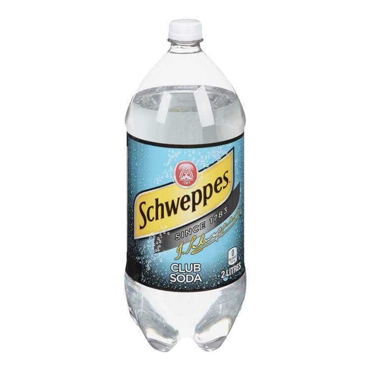 SCHWEPPES CLUB SODA 8 X 2 L