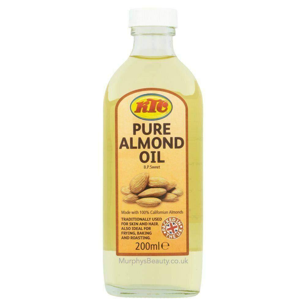 KTC ALMOND OIL 12 X 200 ML (QUALITY)