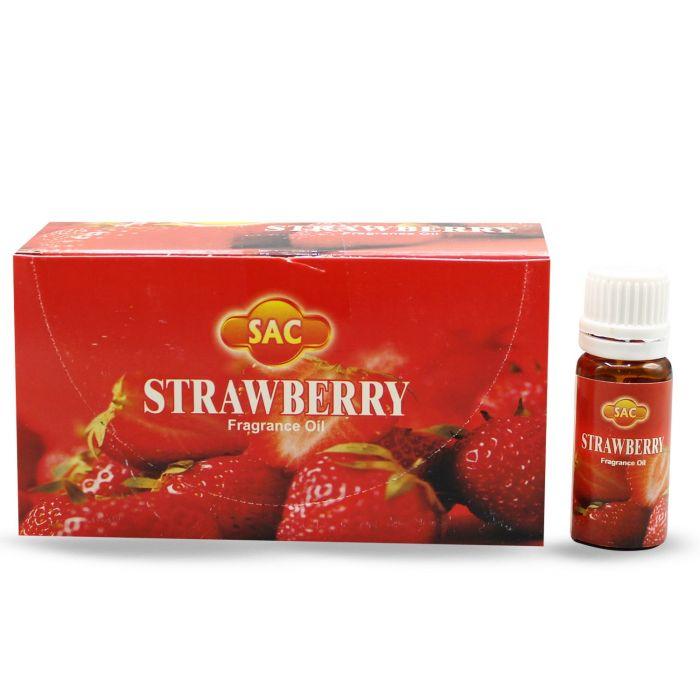 SAC STRAWBERRY FRAGRANCE OIL 12X10 ML