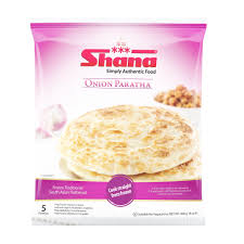 SHANA ONION PARANTHA 5'S- 12 X 400 G