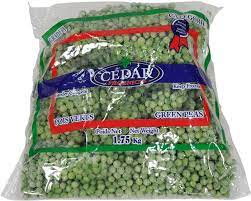 CEDAR/DELIGHT FROZEN PEAS 6 X 1.75KG