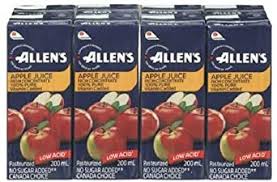 ALLEN'S TETRA APPLE JUICE 4 X 8 X 200 ML