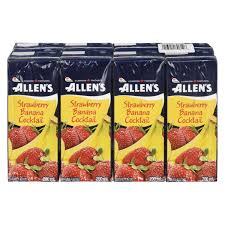 ALLEN'S TETRA STRAWBERRY BANANA 4 X 8 X
200 ML(CJR8.40)