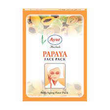 AYUR PAPAYA FACE PACK 12 X 100G