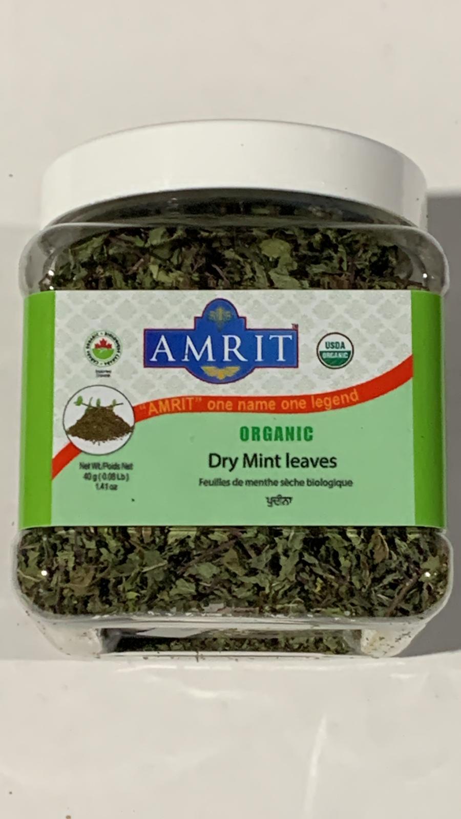 ORGANIC DRY MINT LEAVES 8 X 40GM