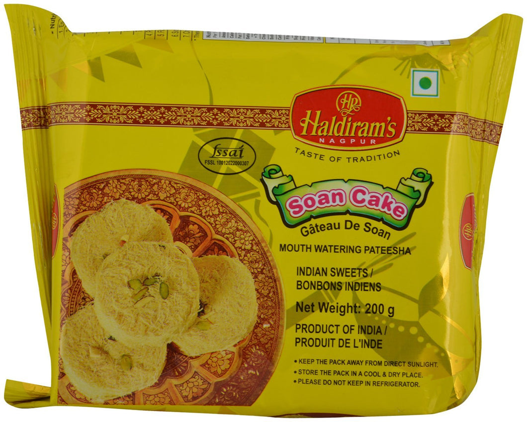 HALDIRAM SOAN CAKE 36 X 200 G