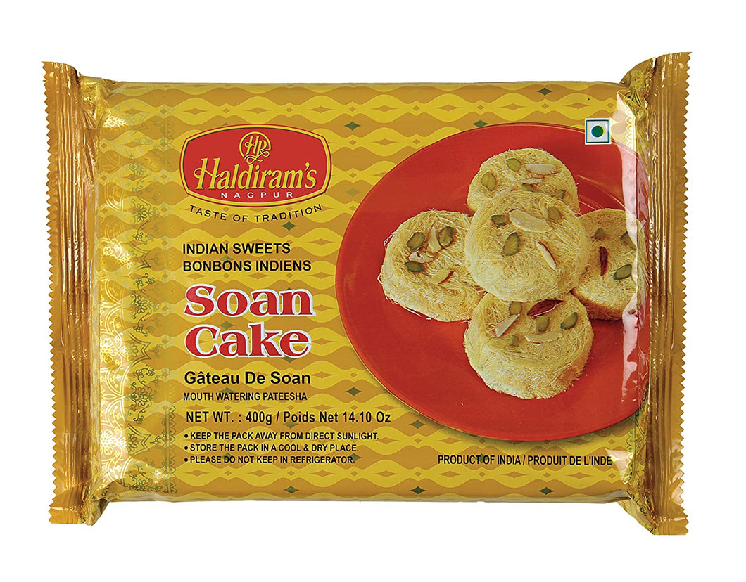 HALDIRAM SOAN CAKE 18 X 400  G  (HST)