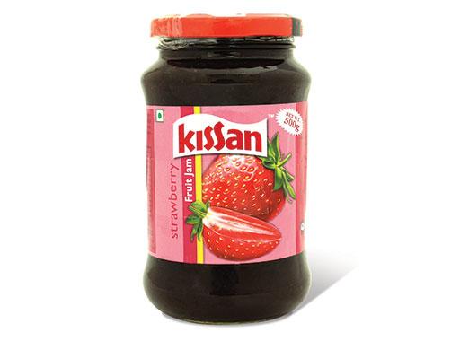 KISSAN STRAWBERRY JAM 12 X 500 G