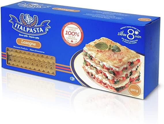 ITALPASTA LASAGNE BLUE PK 12 X 500 G (RA
J)