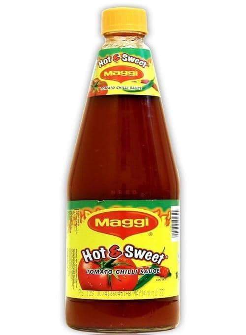 MAGGI HOT & SWEET SAUCE 12 X 340 ML )