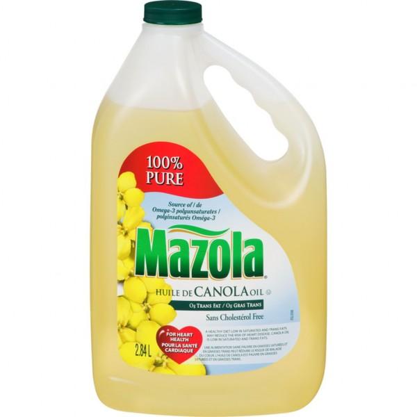 MAZOLA CANOLA OIL 6 X 2.84 L