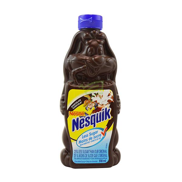 NESQUIK CHOCOLATE SYRUP LESS SUGAR 12 X510 ML