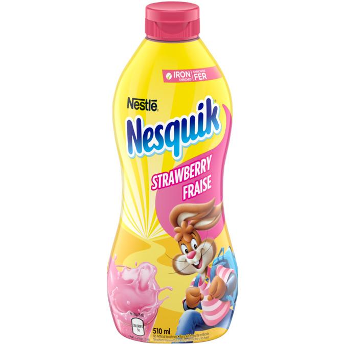 NESQUIK STRAWBERRY SYRUP 12 X 510 ML