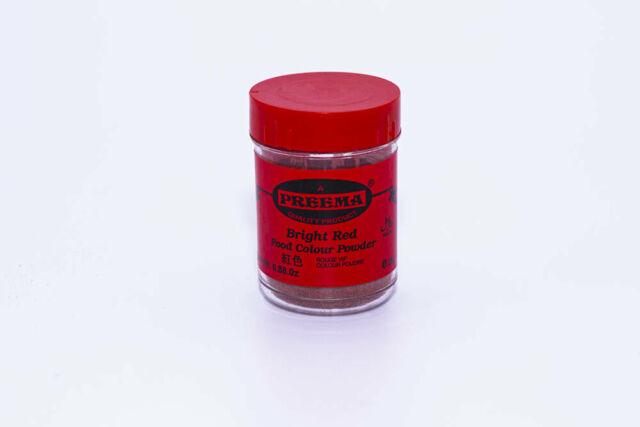 PREEMA FOOD COLOR RED  (12 X 25G)