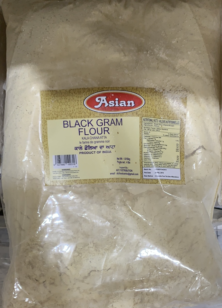 BLACK GRAM FLOUR  10X 4 LB