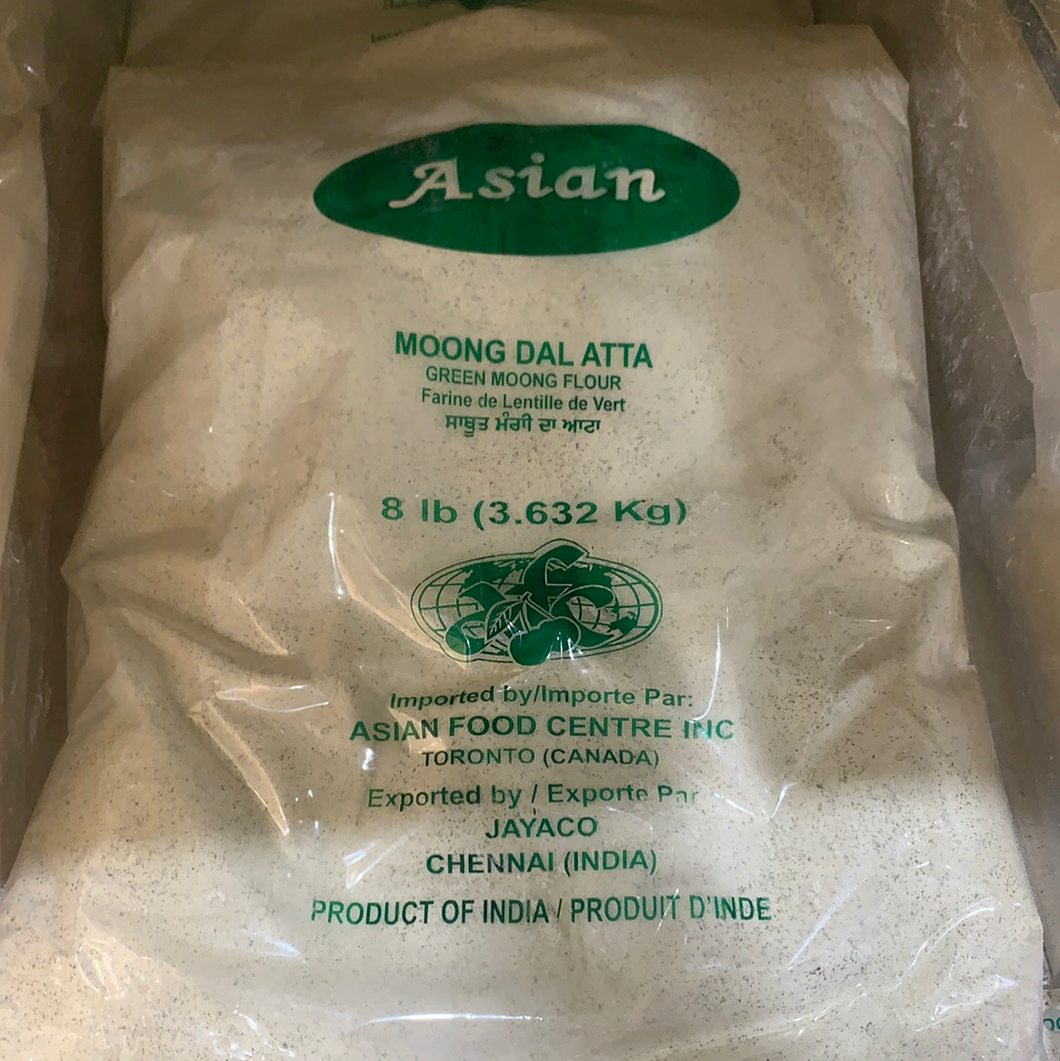 MOONG FLOUR GREEN 5 X 8 LB