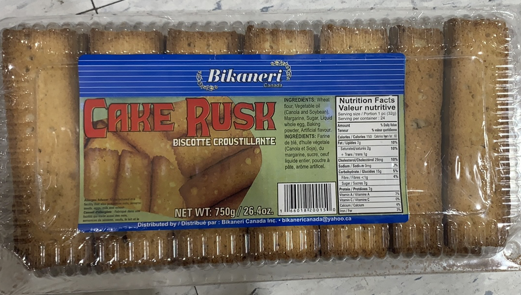 BIKANERI CAKE RUSK 14 X 750 G