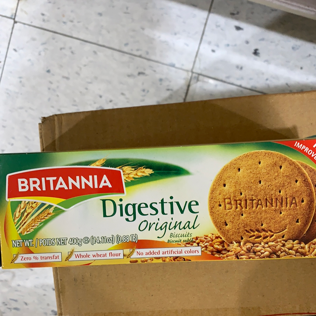 BRITANNIA DIGESTIVE BISCUIT 12 X 400 G