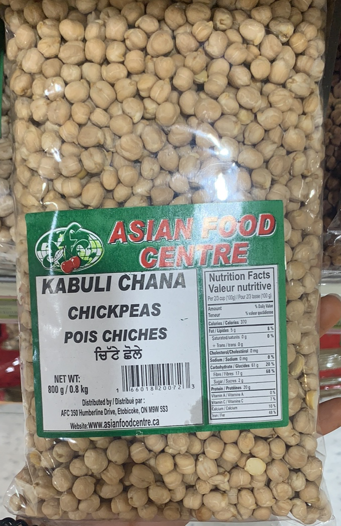 WHITE CHANA 32 X 800 G