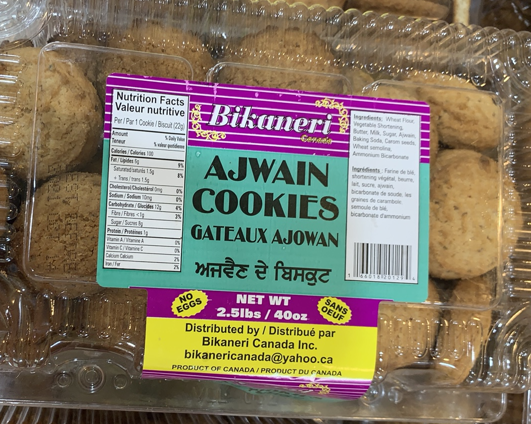 BIKANERI AJWAIN COOKIES 9 X 2.5 LB