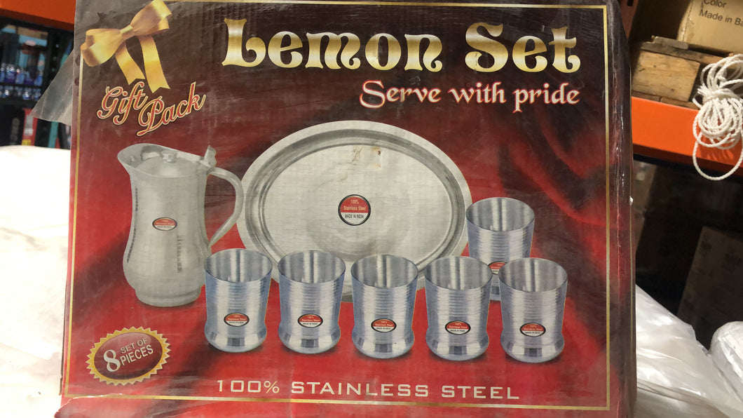 LEMON SET 8PC STAINLESS STEEL