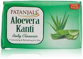 PATANJALI ALOEVERA KANTI SOAP 24X75GM