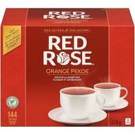 RED ROSE ORANGE PEKOE TEA 4X144 BAGS