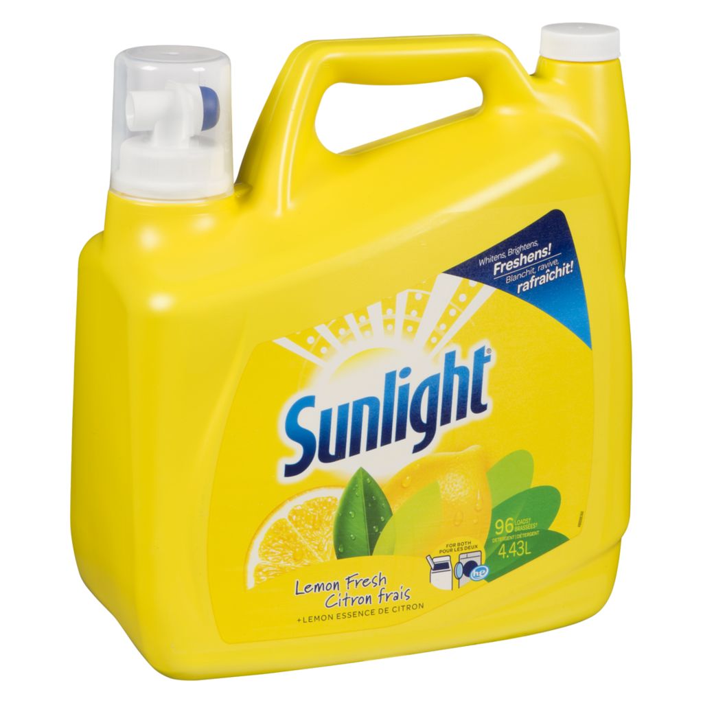 SUNLIGHT LIQUID  LEMON DETERGENT  4 X 4L