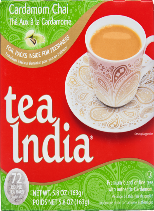 TEA INDIA CARDAMOM 12 X 80 BAGS