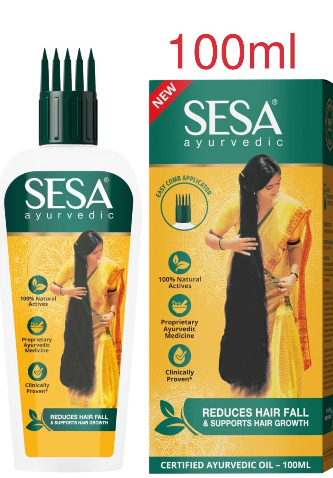 SESA AYURVEDIC HAIR OIL 20X100 ML