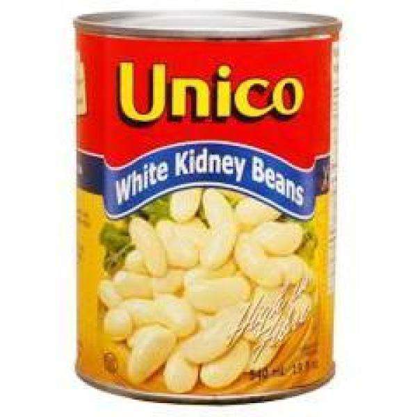 UNICO WHITE KIDNEY BEANS CANS 24 X 19 OZ